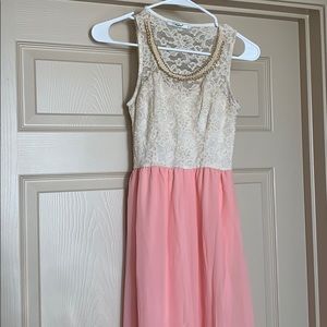 Peach pink Papaya Dress